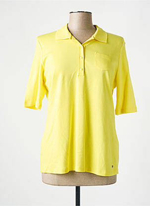Polo manches 3/4 manches 3/4 jaune GERRY WEBER femme