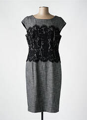 Robe mi-longue gris COMMA, pour femme seconde vue