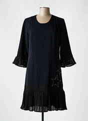 Robe mi-longue noir POUPEE CHIC pour femme seconde vue