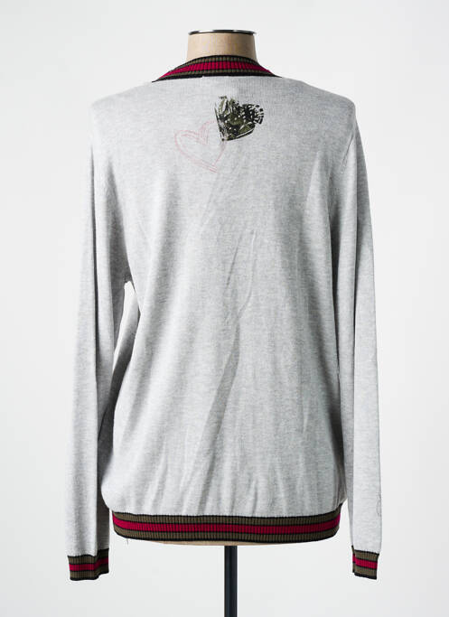 Gilet manches longues gris GERRY WEBER femme