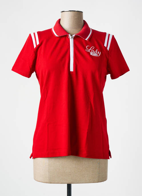 Polo rouge LADY pour femme