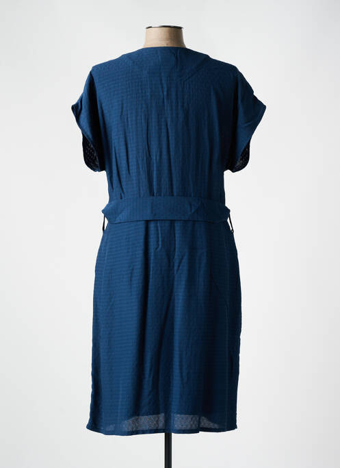 Robe mi-longue bleu EVA KAYAN pour femme