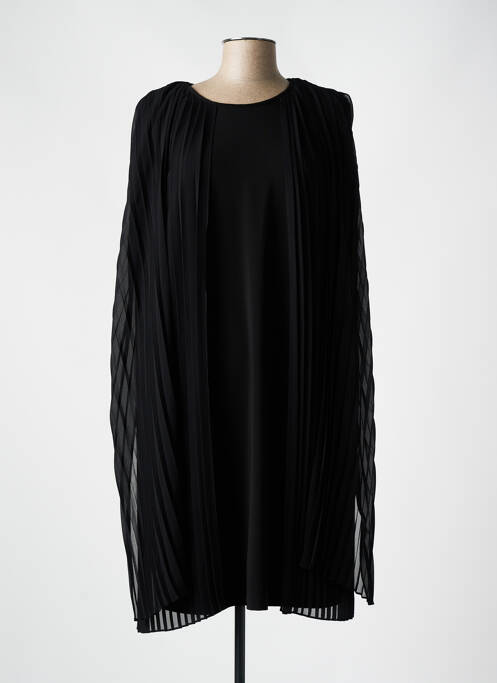Robe mi-longue noir FRANK LYMAN pour femme