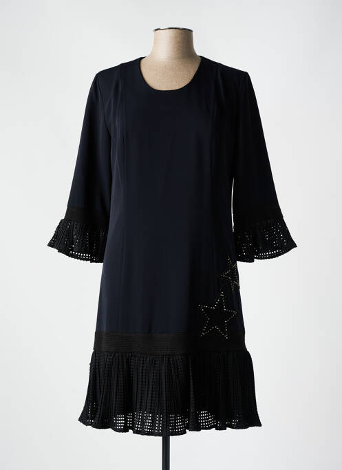 Robe mi-longue noir POUPEE CHIC pour femme