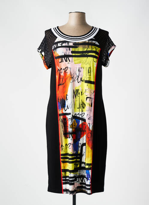 Robe mi-longue noir TELMAIL pour femme