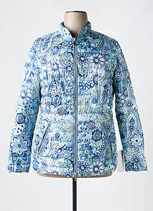 Manteau maternité manches longues bleu BARBARA LEBEK femme