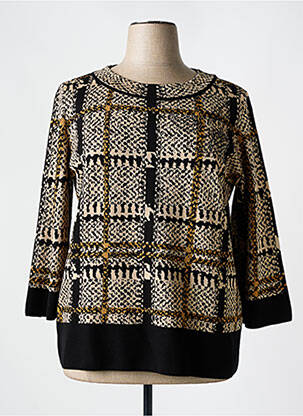 Pull col rond manches longues noir BETTY BARCLAY femme