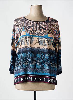 Top imprimé fantaisie manches 3/4 bleu BETTY BARCLAY femme