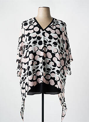 Tunique manches longues col v noir JOSEPH RIBKOFF femme