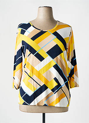 Top imprimé fantaisie manches 3/4 jaune BETTY BARCLAY femme