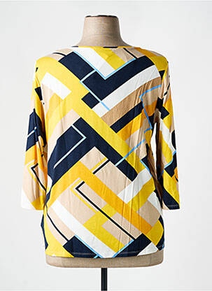 Top imprimé fantaisie manches 3/4 jaune BETTY BARCLAY femme