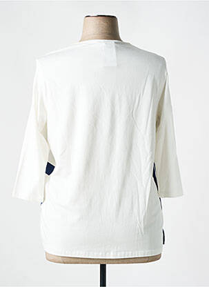Top imprimé fantaisie manches 3/4 bleu GERRY WEBER femme
