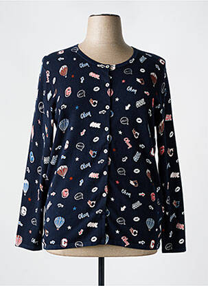 Gilet manches longues bleu GERRY WEBER pour femme