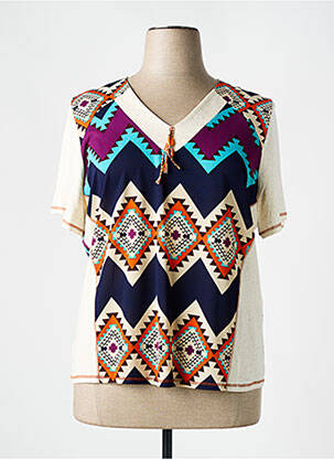 Top beige NAYAT pour femme