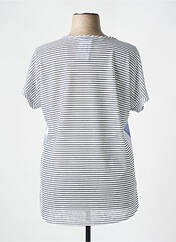 T-shirt bleu SAMOON pour femme seconde vue