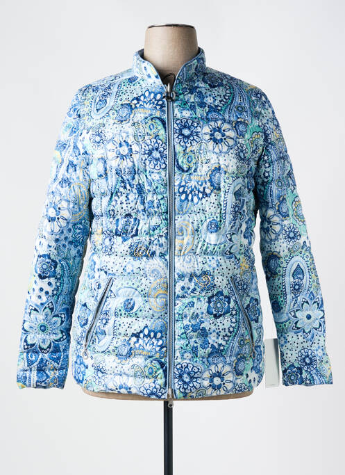Manteau maternité manches longues bleu BARBARA LEBEK femme