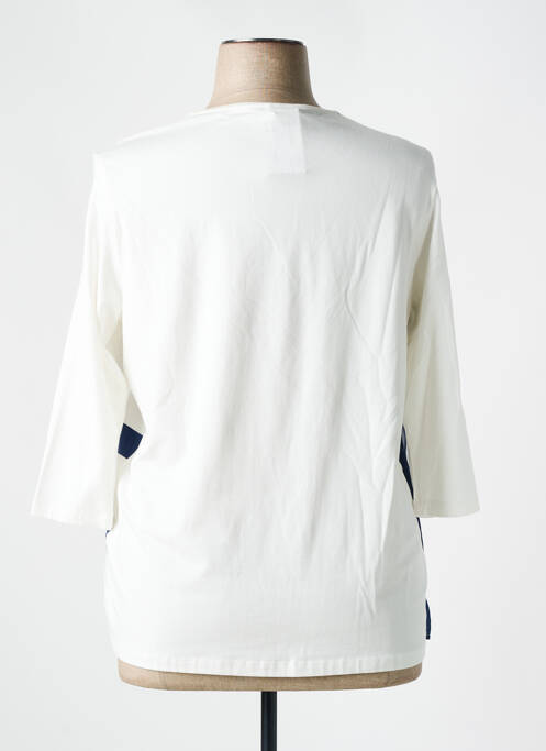 Top imprimé fantaisie manches 3/4 bleu GERRY WEBER femme