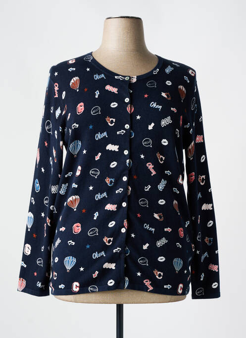 Gilet manches longues bleu GERRY WEBER pour femme