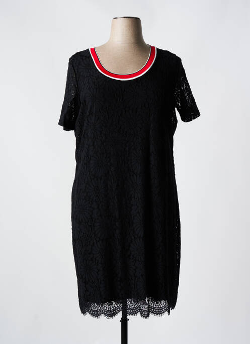 Robe mi-longue noir SAMOON pour femme