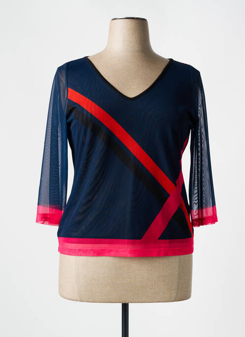 Top bleu DE MIGUEL pour femme