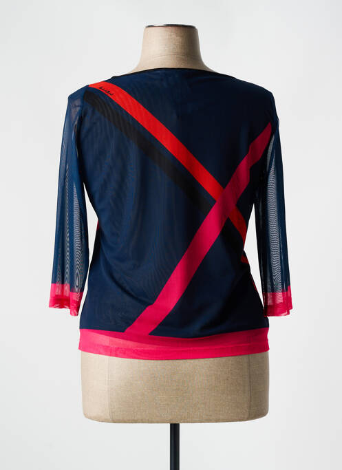 Top bleu DE MIGUEL pour femme