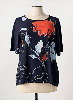 T-shirt manches mi-longues manches courtes bleu GERRY WEBER femme