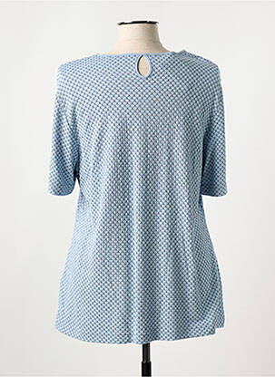 T-shirt stretch manches courtes bleu GERRY WEBER femme