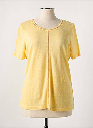 T-shirt coupe cintrée manches courtes jaune GERRY WEBER femme