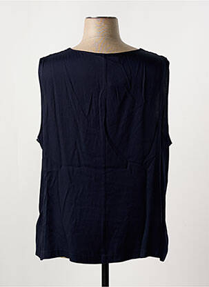 Top stretch sans manche bleu SAMOON femme