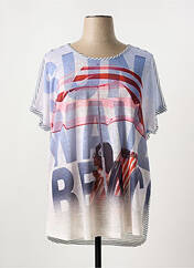 T-shirt bleu SAMOON pour femme seconde vue