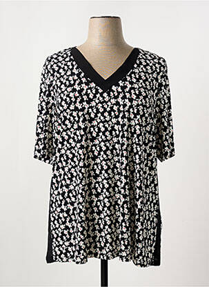 T-shirt noir SAMOON pour femme