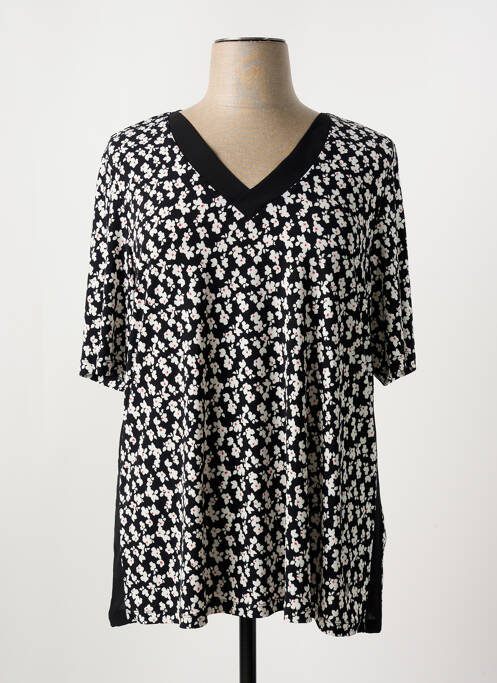 T-shirt noir SAMOON pour femme