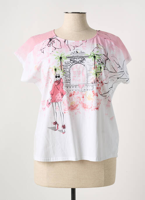 T-shirt rose LEO & UGO pour femme