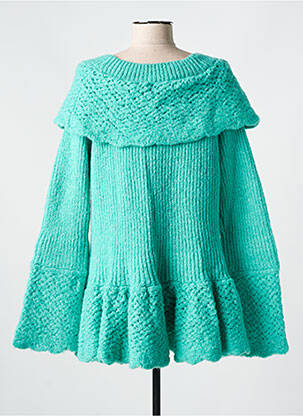 Pull coupe cintrée manches longues bleu RHUM RAISIN femme
