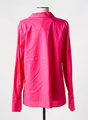 Chemisier coupe cintrée manches longues rose BIZE femme