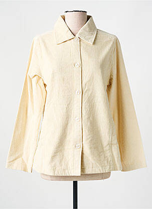 Veste casual col chemisier beige ORIENTIQUE NATURALLY femme