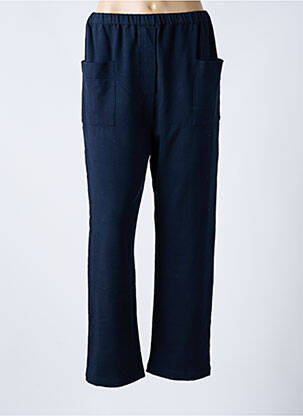 Pantalon droit taille élastique taille normale bleu RHUM RAISIN femme