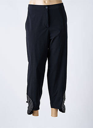 Pantalon 7/8 taille élastique taille normale noir BIZE femme