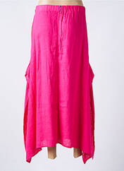 Jupe longue rose KEDZIOREK pour femme seconde vue