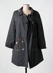 Manteau long gris RHUM RAISIN pour femme seconde vue