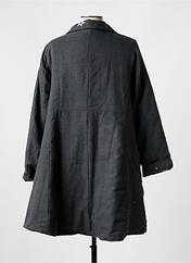 Manteau long gris RHUM RAISIN pour femme seconde vue