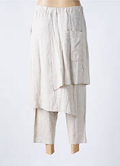 Pantalon 7/8 beige KEDZIOREK pour femme seconde vue