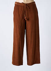 Pantalon large marron ORIENTIQUE NATURALLY pour femme seconde vue