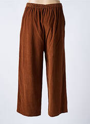 Pantalon large marron ORIENTIQUE NATURALLY pour femme seconde vue