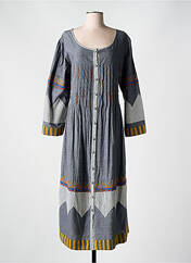 Robe longue gris RHUM RAISIN pour femme seconde vue