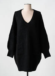 Robe pull noir RHUM RAISIN pour femme seconde vue