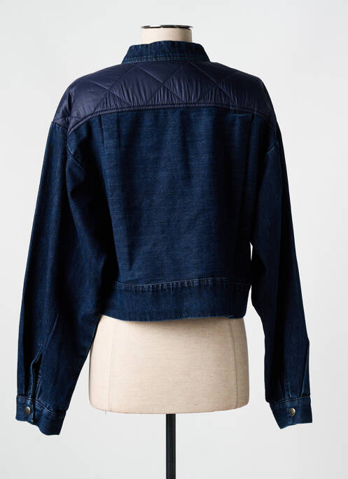 Veste casual coupe droite bleu ALEMBIKA femme