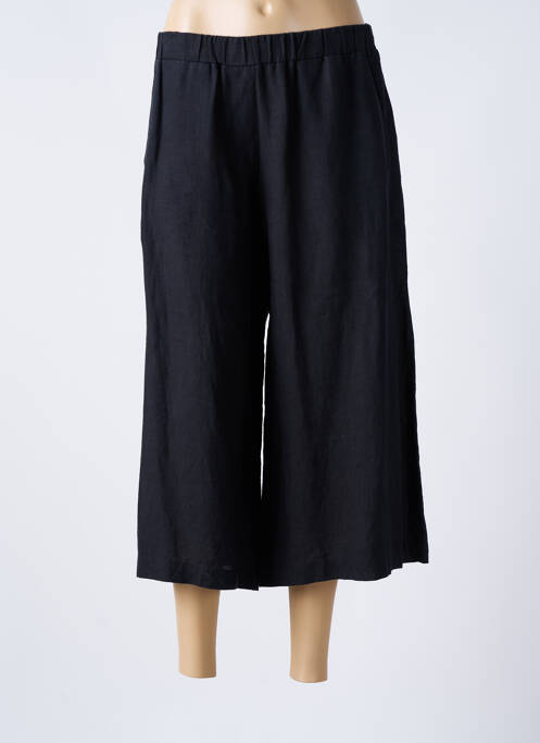 Pantacourt taille élastique taille normale noir KEDZIOREK femme