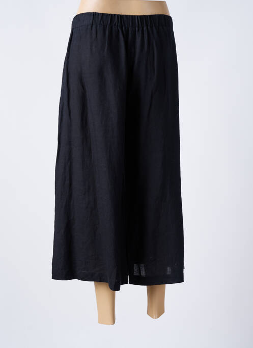 Pantacourt taille élastique taille normale noir KEDZIOREK femme