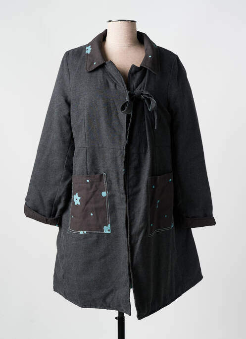 Manteau long gris RHUM RAISIN pour femme